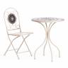Стул Secret de Maison Виченза/Vicenza (мод.PL08-7451RV) металл, 36х35х91см, белый/плитка "калейдоскоп" (Комплект из 2 шт.) белый металл