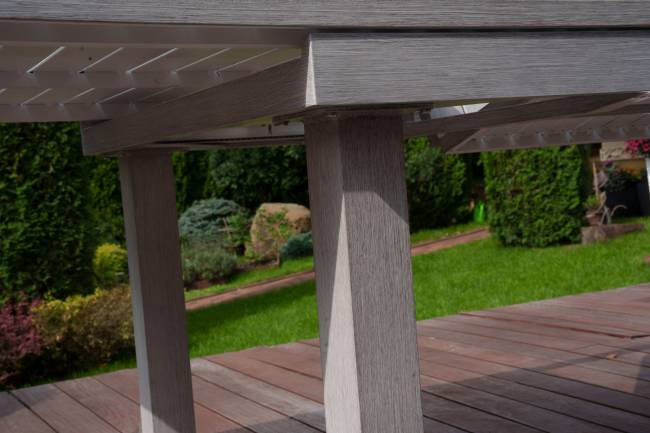 Набор мебели: стол ГАРДА + 6 кресел БЕРГАМО, серый