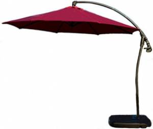 Зонт на боковой опоре садовый "Village" Bordo