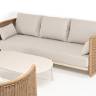 "Аликанте" лаунж-зона из искусственного ротанга, цвет соломенный