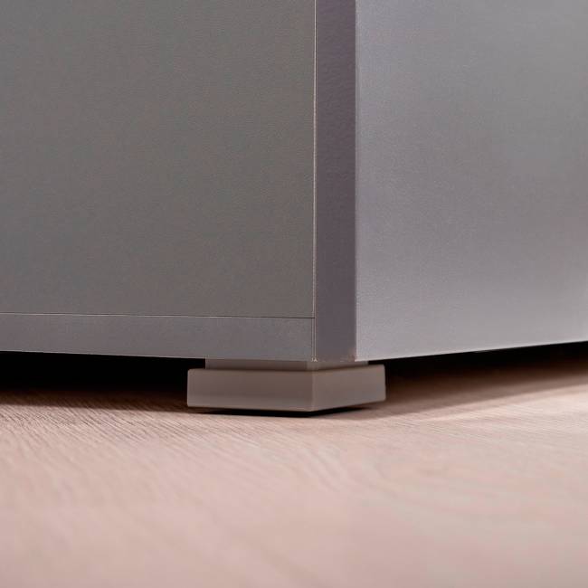 Шкаф-пенал Октава 13.228 цвет серый графит/дуб крафт золотой Шкаф-пенал Октава 13.228 цвет серый графит/дуб крафт золотой