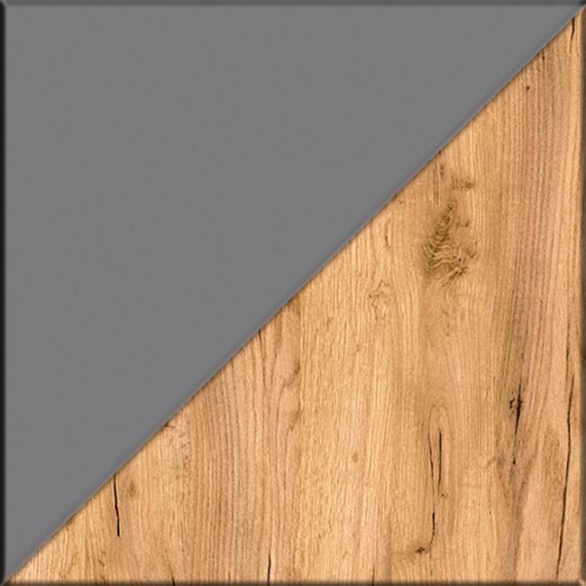 Шкаф-пенал Октава 13.228 цвет серый графит/дуб крафт золотой Шкаф-пенал Октава 13.228 цвет серый графит/дуб крафт золотой