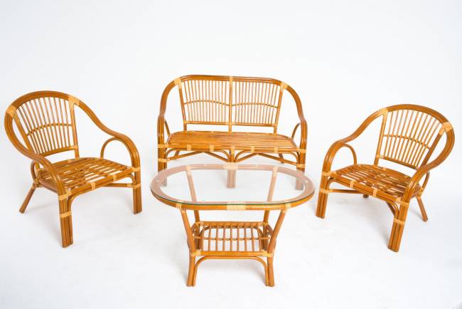 Комплект для отдыха  01/17  Рогожка   коньяк