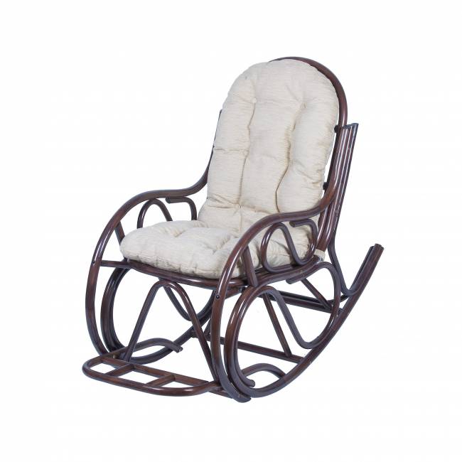 Кресло-качалка с подножкой (Браун)