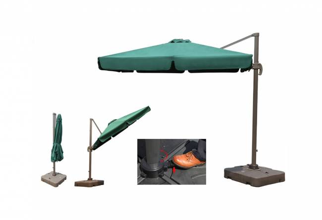 Зонт квадратный Зеленый 3м Зонт квадратный Зеленый 3м