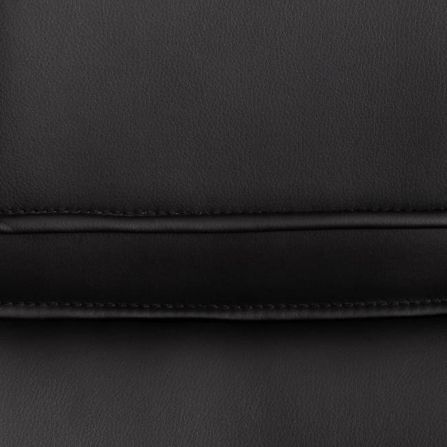 Кресло Бергамо/Bergamo хром (22) кож/зам, черный, 36-6 черный кож/зам