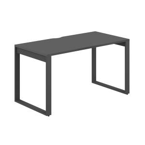 AG.102.AN.V.72.AN  / Стол 1400х600х750 / профиль О-образный: 70х20 антрацит; столешница с вырезом: антрацит