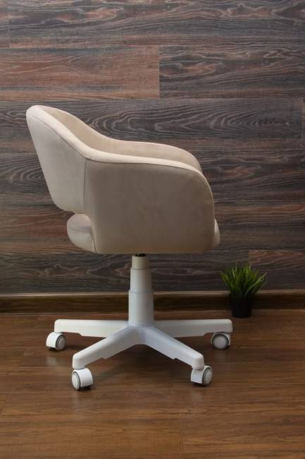 Кресло Бабби белый / бежевый Кресло Бабби белый / бежевый