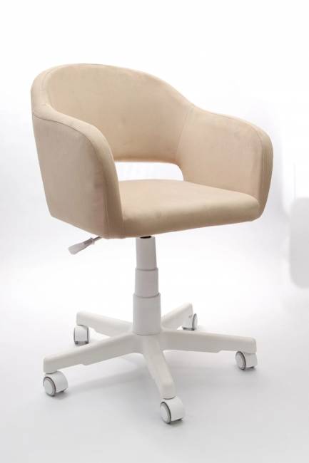 Кресло Бабби белый / бежевый Кресло Бабби белый / бежевый