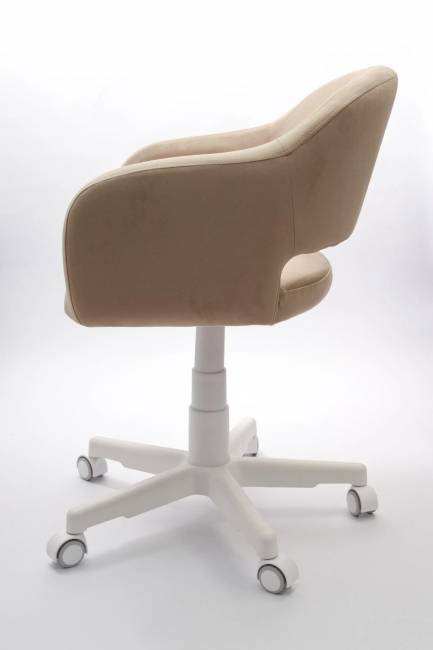 Кресло Бабби белый / бежевый Кресло Бабби белый / бежевый