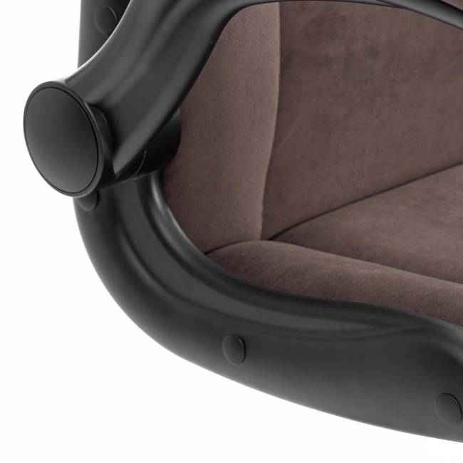 Кресло Базука Металбл/Bazuka Metalbl велюр, коричневый коричневый велюр