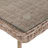"Латте" плетеный стол из искусственного ротанга 160х90см, цвет бежевый "Латте" плетеный стол из искусственного ротанга 160х90см, цвет бежевый