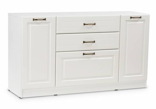 Комод Ливерпуль белый / ясень ваниль НМ-1012-100