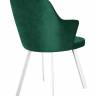 Стул DikLine 345 K13 изумруд, ножки белые Стул DikLine 345 K13 изумруд, ножки белые