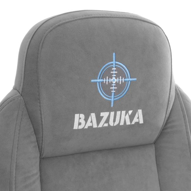 Кресло Базука Металбл/Bazuka Metalbl велюр, серый, 29 серый велюр