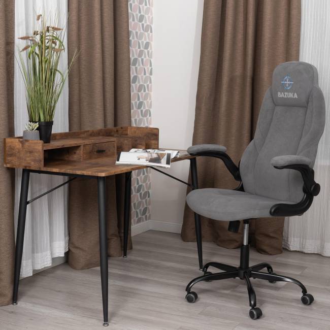 Кресло Базука Металбл/Bazuka Metalbl велюр, серый, 29 серый велюр