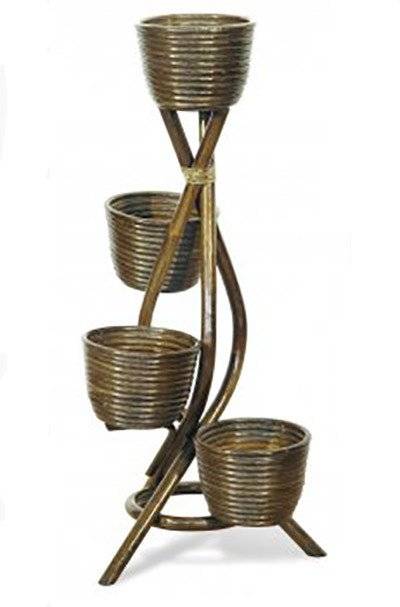 Цветочница из натурального ротанга 15/29A B