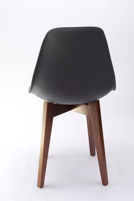 Стол Сканди 120 орех со стульями Сашш орех серый ГЛ