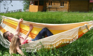 Гамак двухместный SUN FLOWER желтый mixed