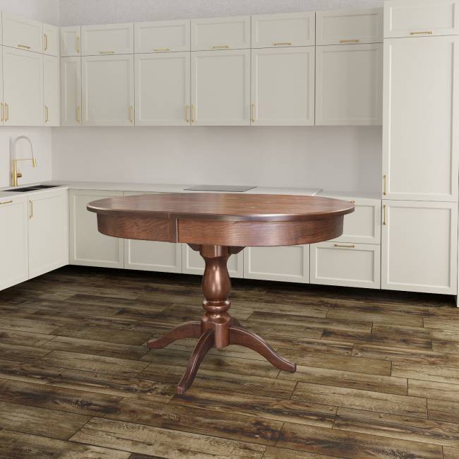 Стол обеденный Тарун 4 раздвижной орех 120/160*84