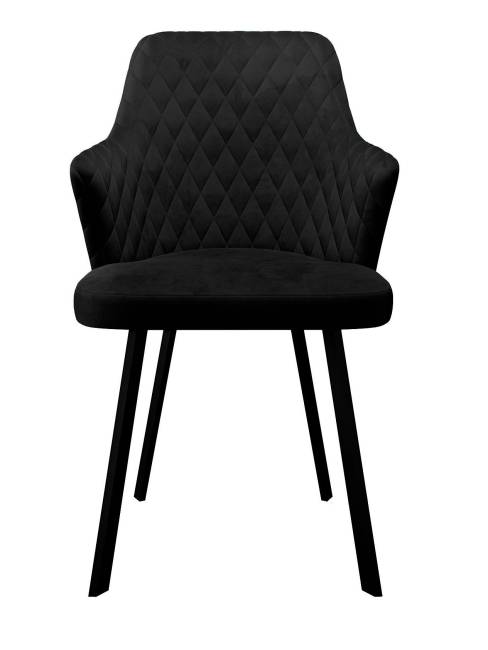 Стул DikLine 345 K21 черный, ножки черные Стул DikLine 345 K21 черный, ножки черные