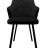 Стул DikLine 345 K21 черный, ножки черные Стул DikLine 345 K21 черный, ножки черные