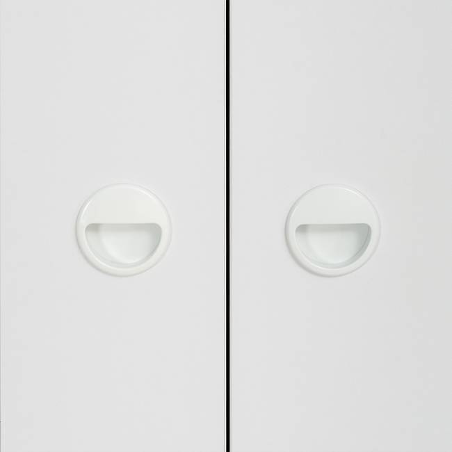 Мебель в детскую комнату для двоих детей Вуди № 29 цвет белый премиум/дуб крафт золотой