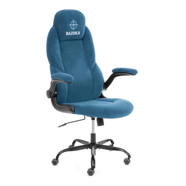 Кресло Базука Металбл/Bazuka Metalbl велюр, синий, 32 синий велюр