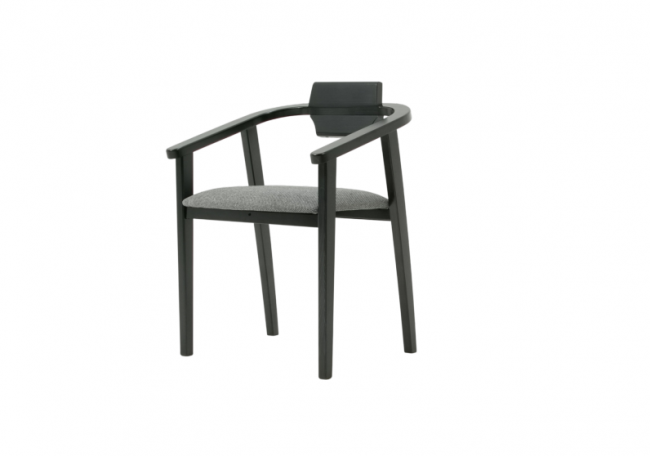 Стул-кресло Челси ПМ чёрный/графит