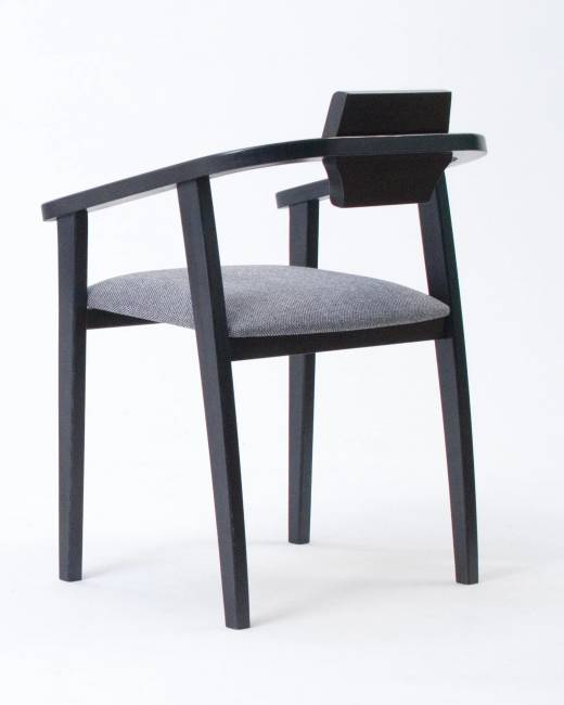 Стул-кресло Челси ПМ чёрный/графит