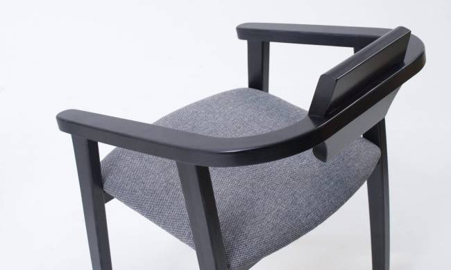 Стул-кресло Челси ПМ чёрный/графит