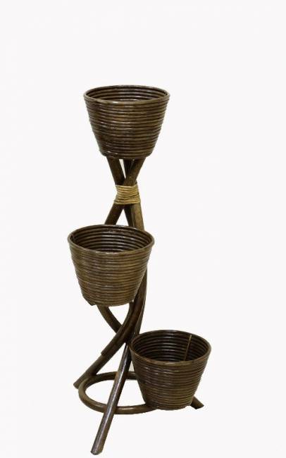 Цветочница из натурального ротанга 15/29 B