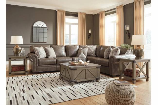 Диван Roleson  58703 модульный, 252х325x102х95 см, коричневый