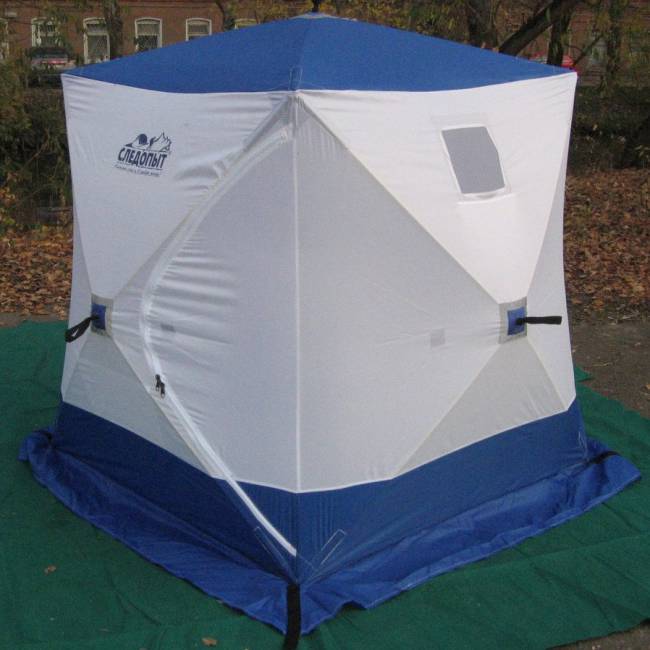 Зимняя палатка куб Следопыт 1,5*1,5 м Oxford 240D PU 2000 PF-TW-01/03