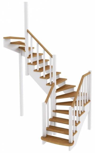 Деревянная лестница К-009м