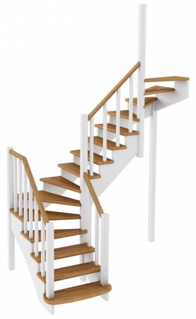 Деревянная лестница К-009м