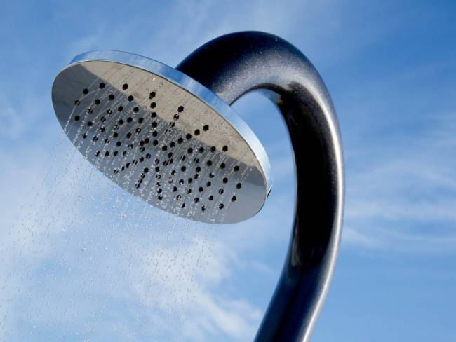 Душ уличный Funny Yin T 305 белый 170х170х2320 мм