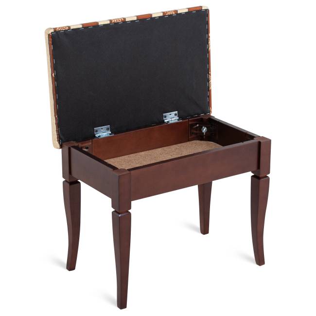 Банкетка Ретро М с ящиком средне-коричневый, ткань полоса коричн. Банкетка Ретро М с ящиком средне-коричневый, ткань полоса коричн.