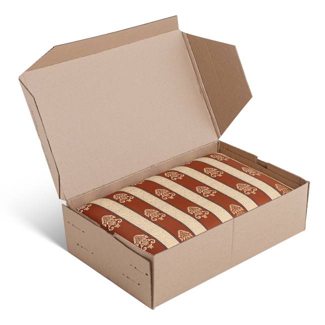 Банкетка Ретро М с ящиком средне-коричневый, ткань полоса коричн. Банкетка Ретро М с ящиком средне-коричневый, ткань полоса коричн.