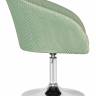 Кресло дизайнерское DOBRIN EDISON, мятный велюр (1922-8)