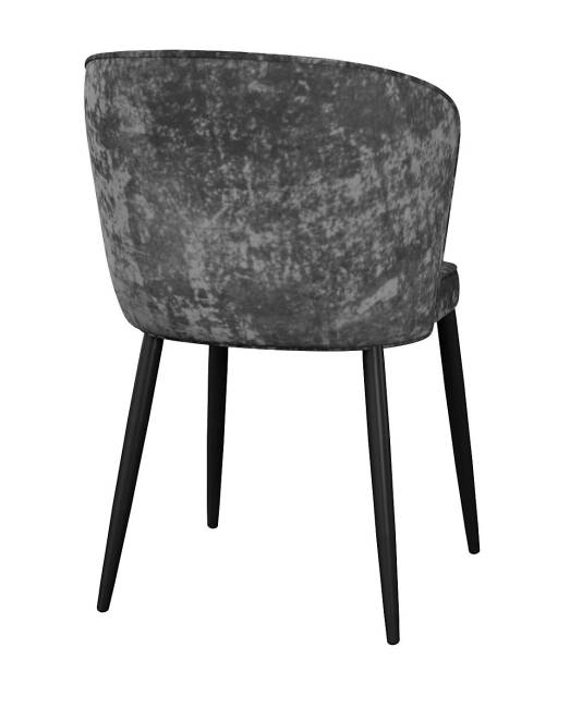 Стул DikLine 348 поворотный M14 серый, ножки черные