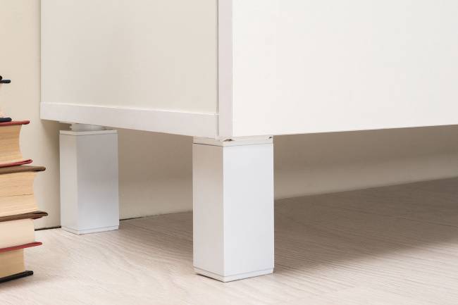 Две тумбы под ТВ 13.267.01 + 13.267.01 цвет белый шагрень/дуб сонома