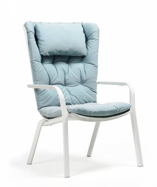 Подушка-подголовник для лаунж кресла Folio голубой 465х290х70 мм