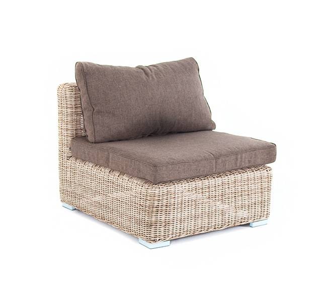 "Лунго" модуль диванный прямой с подушками, цвет бежевый "Лунго" модуль диванный прямой с подушками, цвет бежевый