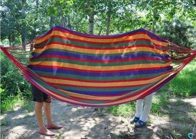 Гамак одноместный плетеный MEXICO красный mixed