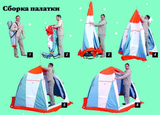 Палатка для зимней рыбалки Митек Нельма 2