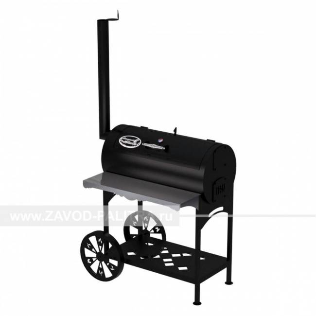 Гриль-Смокер L, из стали толщиной 3 мм в термостойкой покраске Гриль-Смокер L, из стали толщиной 3 мм в термостойкой покраске