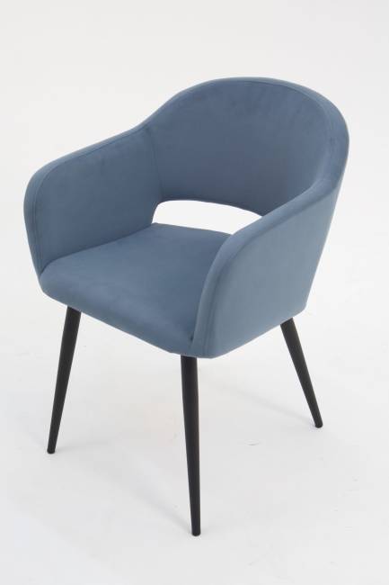 Стол Монте К 100 орех с креслами Пичч велюр синий Стол Монте К 100 орех с креслами Пичч велюр синий