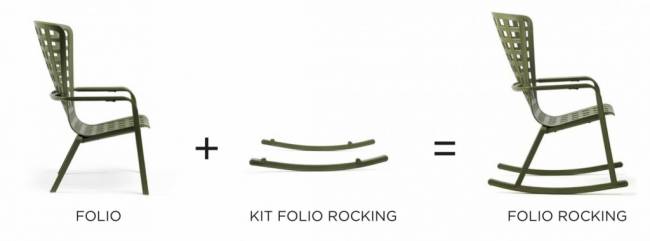 Комплект полозьев для кресла-качалки Kit Folio Rocking табак 910х97х98 мм Комплект полозьев для кресла-качалки Kit Folio Rocking табак 910х97х98 мм