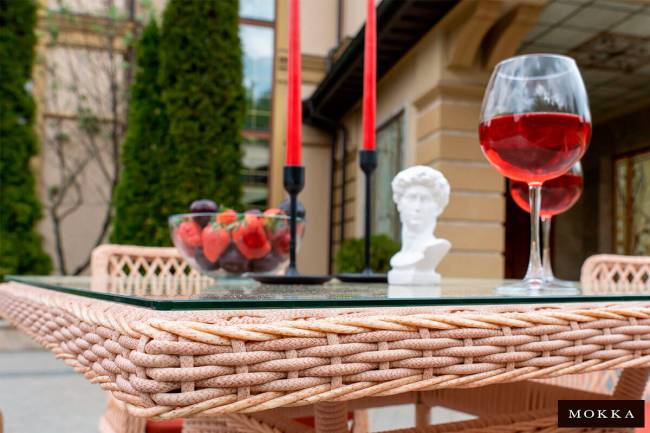 MOKKA ВИЛЛА РОСА / VILLA ROSA стол обеденный прямоугольный